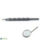 Dental Gray Mouth Mirror Handle With Mirror#5