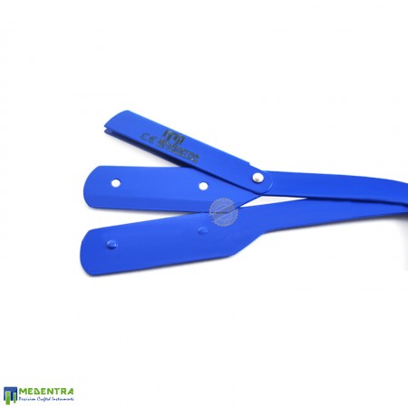 Blue Barber Straight Shaving Razor (Cut-Out)