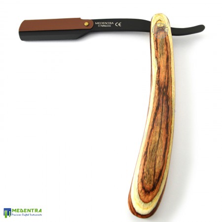 Brown Wooden Barber Shaving Razor Brown Wooden Barber Shaving Razor