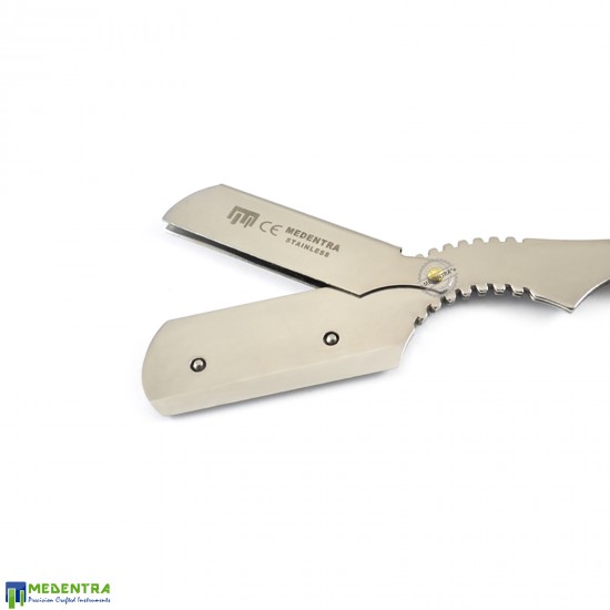 Wooden Barber Shaving Razor (Double Curved)