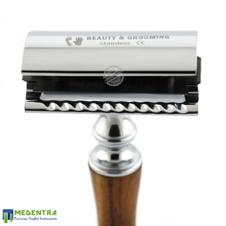 Double Edge Shaving Razor (Wooden Handle) Double Edge Shaving Razor (Wooden Handle)