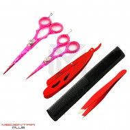 Red Barber Hairdressing Shaving Kit