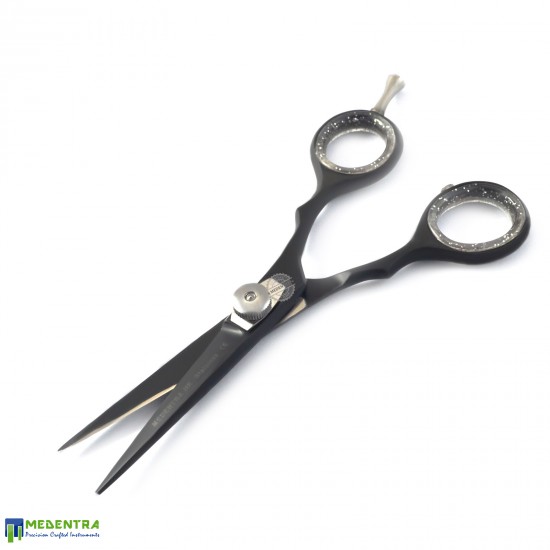 Black Barber Hairdressing Scissors 5.0" 