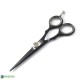 Black Barber Hairdressing Scissors 5.0" 
