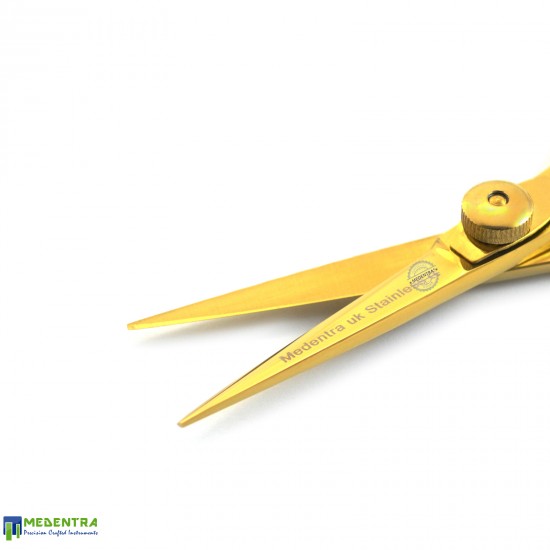 Gold Barber Hairdressing Scissors 5.0" Gold Barber Hairdressing Scissors 5.0"