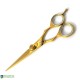 Gold Barber Hairdressing Scissors 6.0" Gold Barber Hairdressing Scissors 6.0"