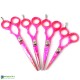 Pink Barber Scissors Set 4.5", 5.0", 5.5", 6.0"