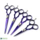 Purple Barber Scissors Set 4.5", 5.0", 5.5", 6.0" Purple Barber Scissors Set 4.5", 5.0", 5.5", 6.0"