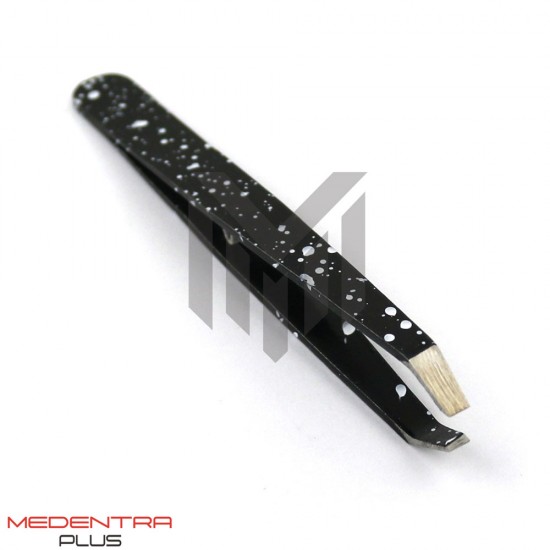 Hair Remover Tweezers Black Dusted Onyx