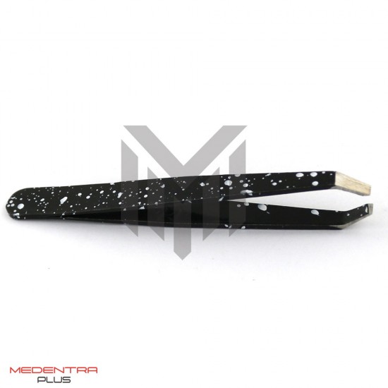Hair Remover Tweezers Black Dusted Onyx