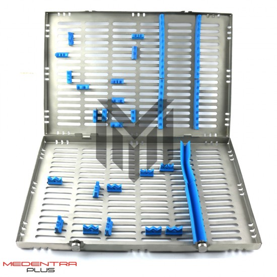 Dental Instruments Cassette 25Pcs Holder 