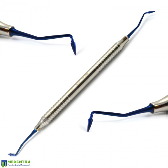 Dental Composite Instruments Titanium Coated Set Of 4