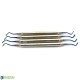 Dental Composite Instruments Titanium Coated Set Of 4