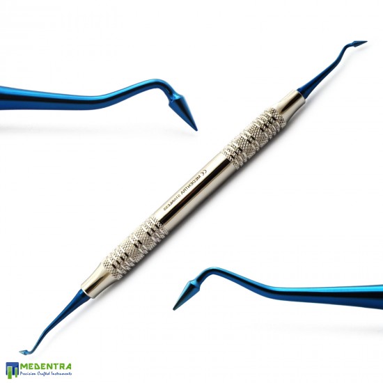 Dental Composite Filling Instruments Titanium Blue Set Of 7 