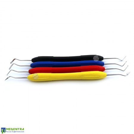 4Pcs Dental Composite Tools Silicone Coated 