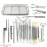Dental Operative Instruments Tray Setup