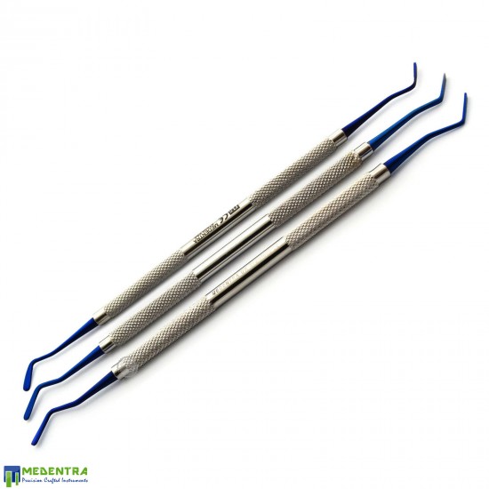 3Pcs Dental Flat Plastic Filling Instruments 