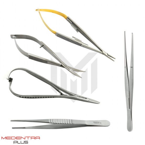 Microsurgical Scissors Needle Holder Set Microsurgical Scissors Needle Holder Set