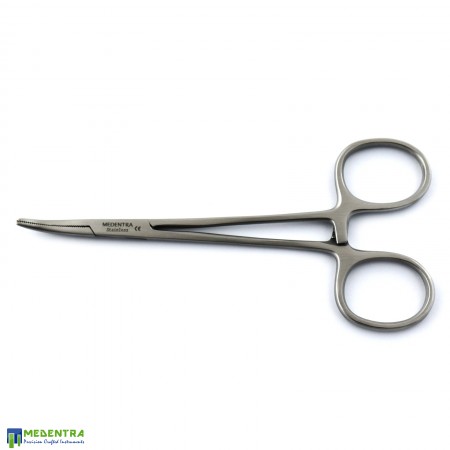 Dental Surgical Mosquito Forceps Curved 