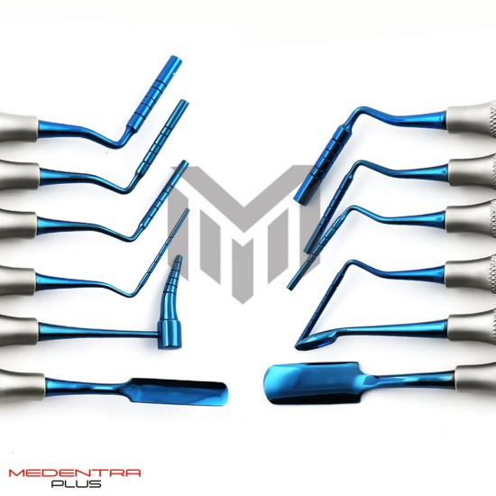 Dental Bone Graft Packer Carrier Set Of 6  Titanium 