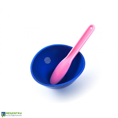 Dental Rubber Mixing Bowl Plastic Spatula