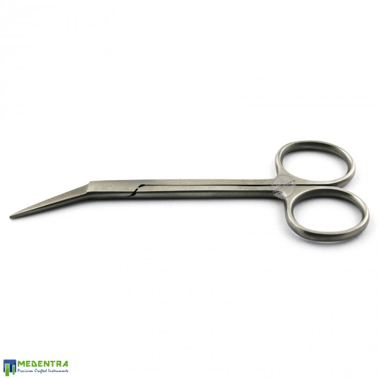 Cuticle Nail Scissors Angled (Extra Long)