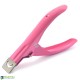 Acrylic Fake Nail Clipper Pink