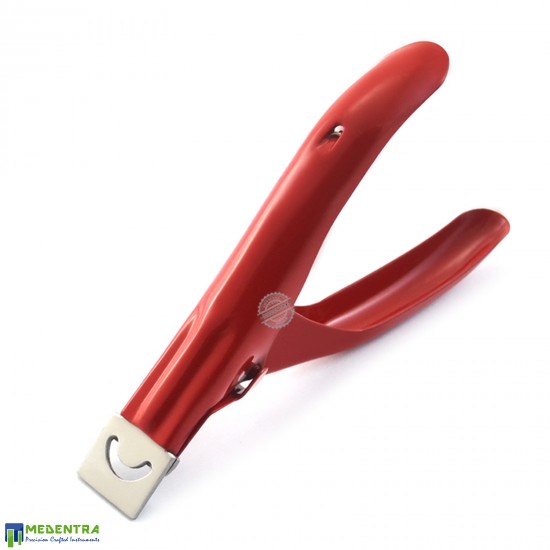Acrylic Fake Nail Clipper Red Acrylic Fake Nail Clipper Red