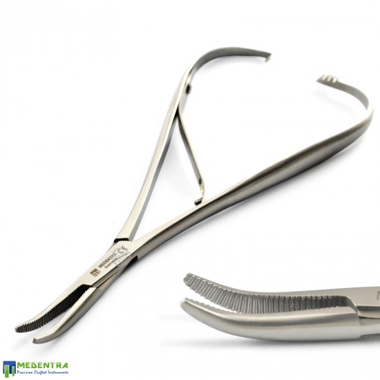 Dental Mathieu Needle Holder Smaha Curved 