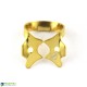 4Pcs Dental Rubber Dam Clamps Gold Coated