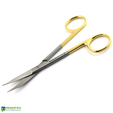 Surgical Goldman-Fox Scissors Curved TC