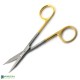 Surgical Goldman-Fox Scissors Straight TC