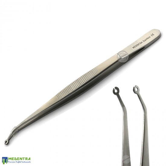 Dental Surgical Corn Suture Tweezers Curved Dental Surgical Corn Suture Tweezers Curved